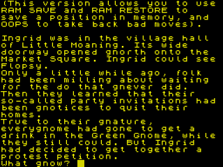 Ingrid's Back back cover for ZX Spectrum